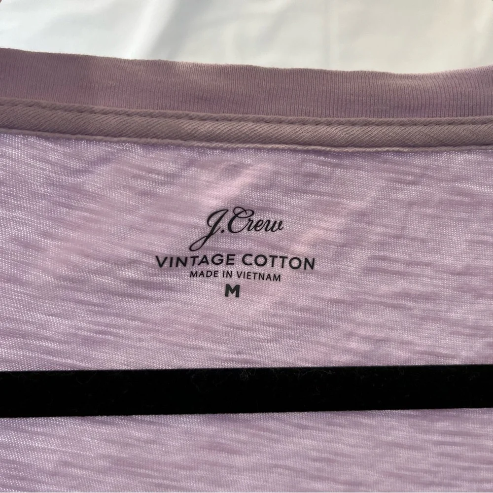 J. Crew Size M Ice Lavender Tshirt
